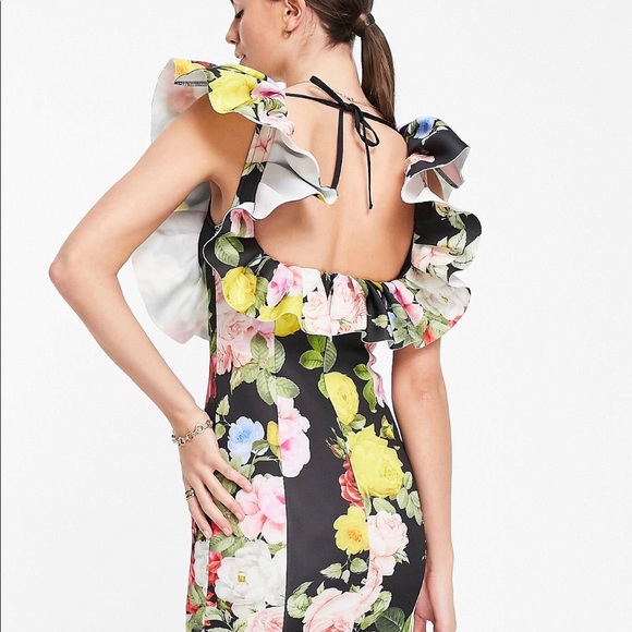 Floral Print Dress - Picture 2 of 3